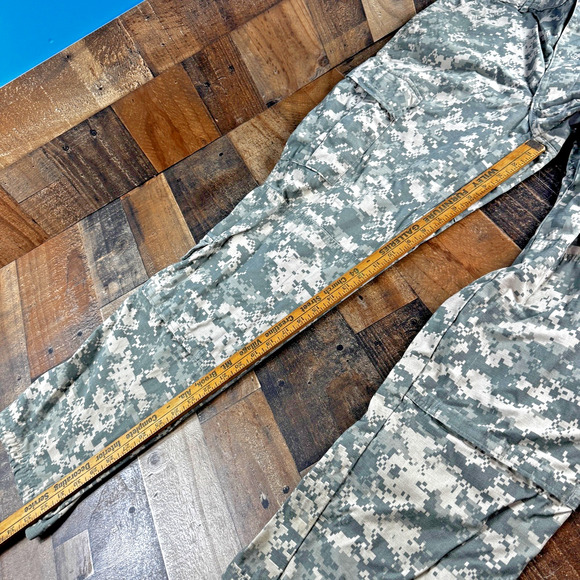 US ARMY Combat Uniform Pants Trousers Mens MEDIUM REGULAR Digital Camo Ripstop - Picture 10 of 13